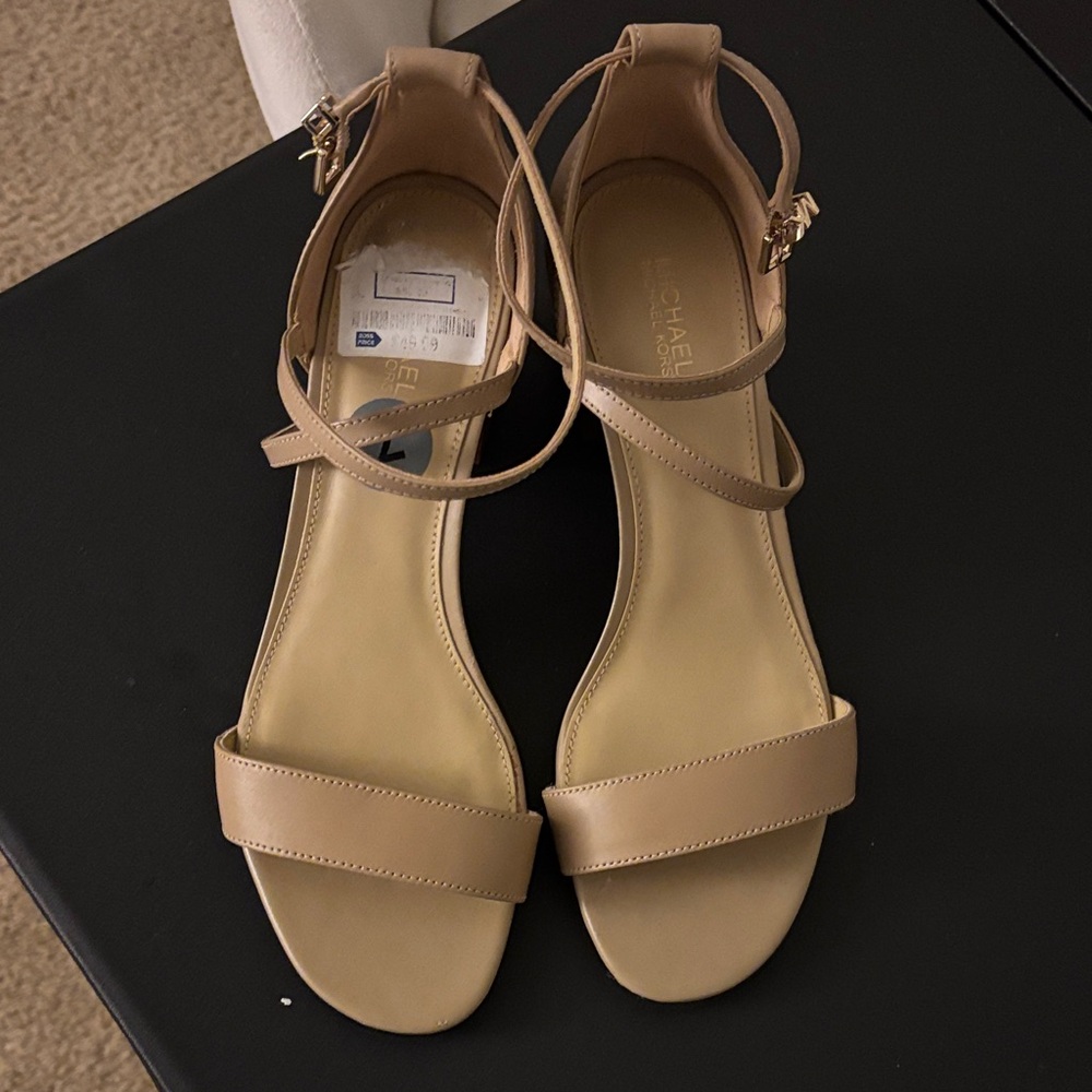 Michael Kors Beige Strappy Sandals